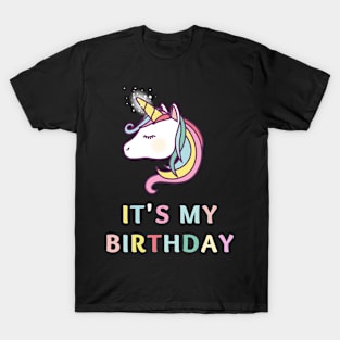 It's My Birthday Unicorn T-Shirt - Embrace the Magic of My Special Day T-Shirt